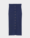 BASERANGE 25 Spring/Summer Drip Skirt/Cardigan Portugal BAS-SKDR-LI-SU25-MEZ BLUE Skirt (DRDR)